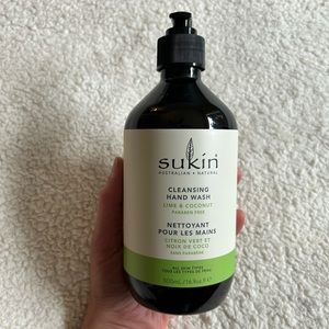 NEW Sukin Cleansing Hand Wash, Lime & Coconut